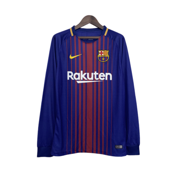 FC Barcelona 2017/18 Local (Manga Larga)